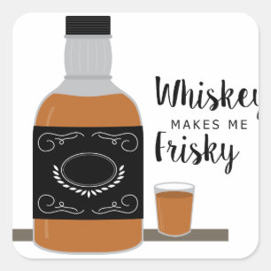 Sticker Carré Whiskey