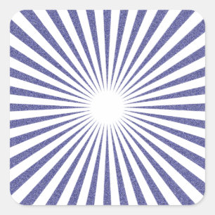 Sticker Carré White Target -