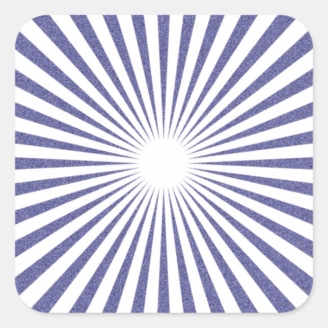 Sticker Carré White Target - (Devant)