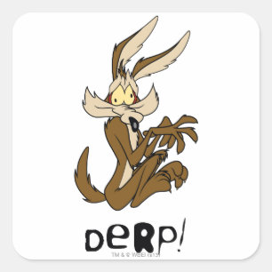 Sticker Carré WILE E. COYOTE™ Derp