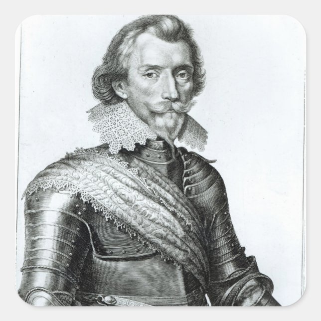 Sticker Carré William Cavendish 1er duc de Newcastle (Devant)