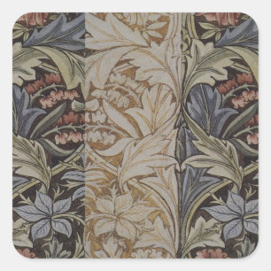Sticker Carré William Morris Bluebell Tapestry Design