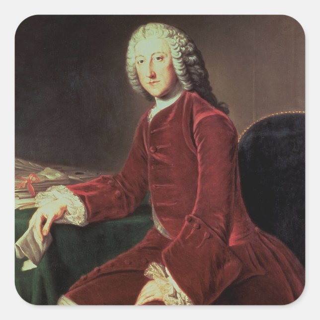 Sticker Carré William Pitt l'"aîné", plus tard 1er comte de Chat (Devant)