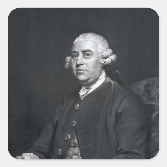 Sticker Carré William Strahan, gravé par John Jones, 1792 (Devant)