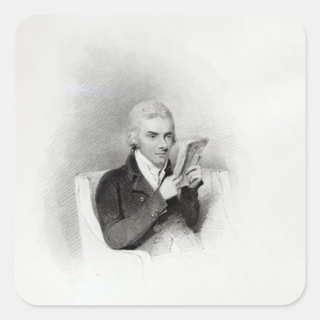 Sticker Carré William Wilberforce (Devant)