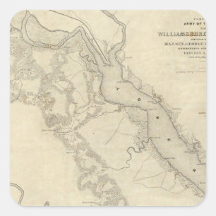 Sticker Carré Williamsburg à la Maison Blanche