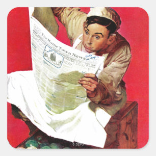 Sticker Carré Willie Gillis on K.P