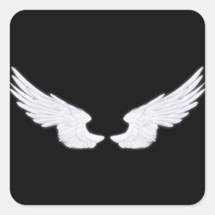 Sticker Carré Wings de Falln White Angel