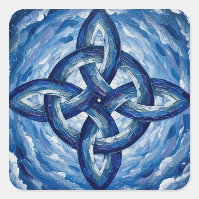 Sticker Carré WitchesKnotFantasySky (Devant)