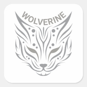 Sticker Carré Wolverine