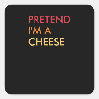 Sticker Carré Womens Pretend