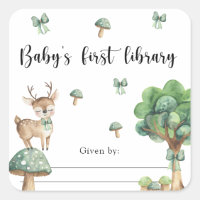 Woodland Deer - première bibliothèque pour bébé