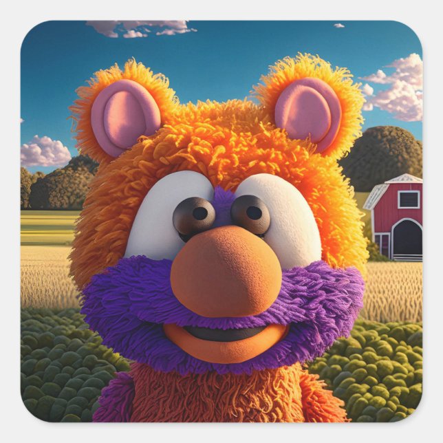 Sticker Carré xooribous (Devant)