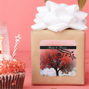 Sticker Carré Y'a de l'amour dans l'air ...