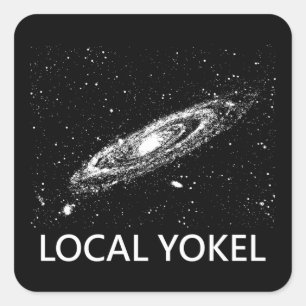 Sticker Carré Yokel local