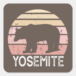Sticker Carré Yosemite