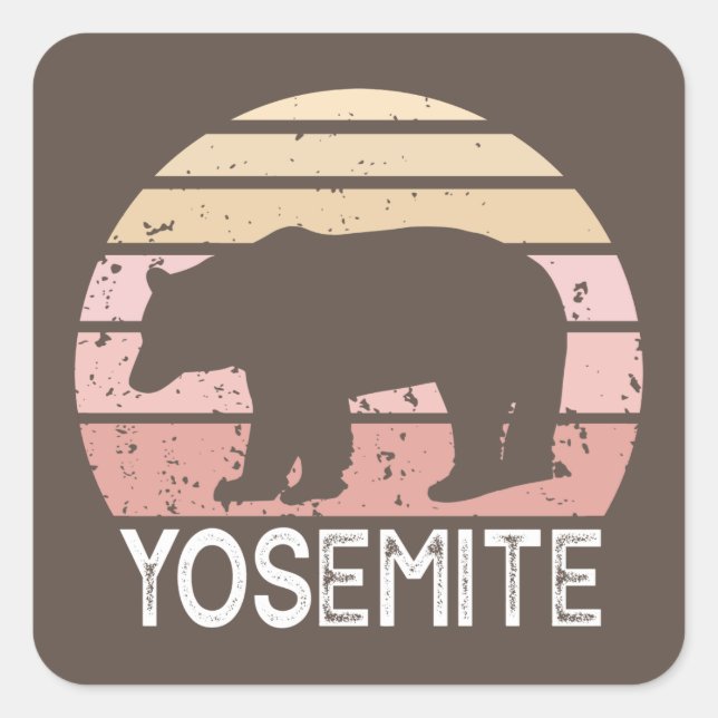Sticker Carré Yosemite (Devant)