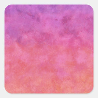 Sticker Carré Your Text here: RAINBOW SUNSET BACKGROUND