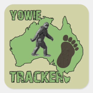 Sticker Carré Yowie Tracker