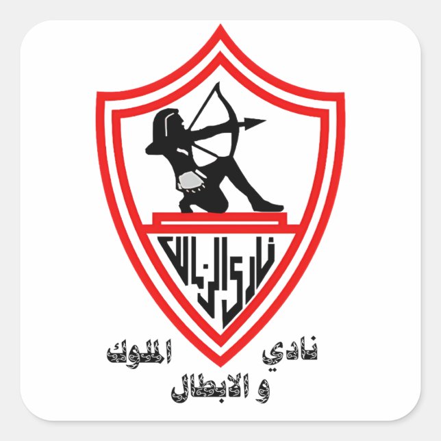 Sticker Carré Zamalek SC - Égypte Kings and Champions Club (Devant)