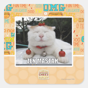 Sticker Carré Zen Mastah
