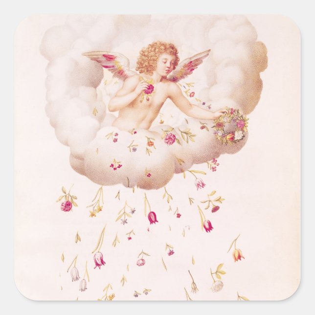 Sticker Carré Zephyr de, 'La Guirlande de Julie', c.1642 (Devant)