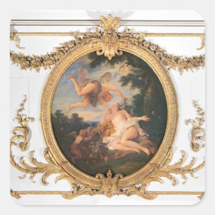 Sticker Carré Zephyr et Flora, de la Salle de Conseil