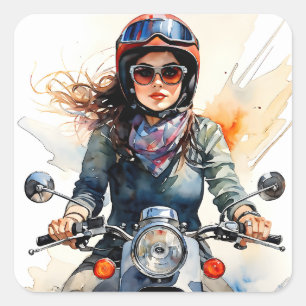 Sticker Carré « Zephyra » « Vento Dolce » – Vent doux  