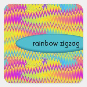 Sticker Carré zigzag