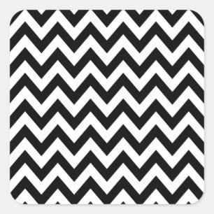 Sticker Carré Zigzag Pattern
