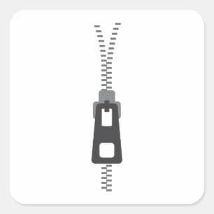 Sticker Carré Zipper