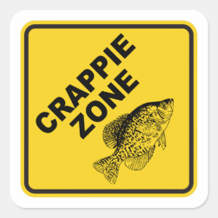 Sticker Carré Zone Crappie