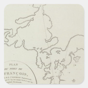 Sticker Carré Zone de San Francisco