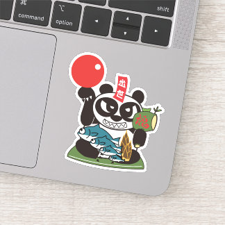 Sticker Carrière Panda Dieu
