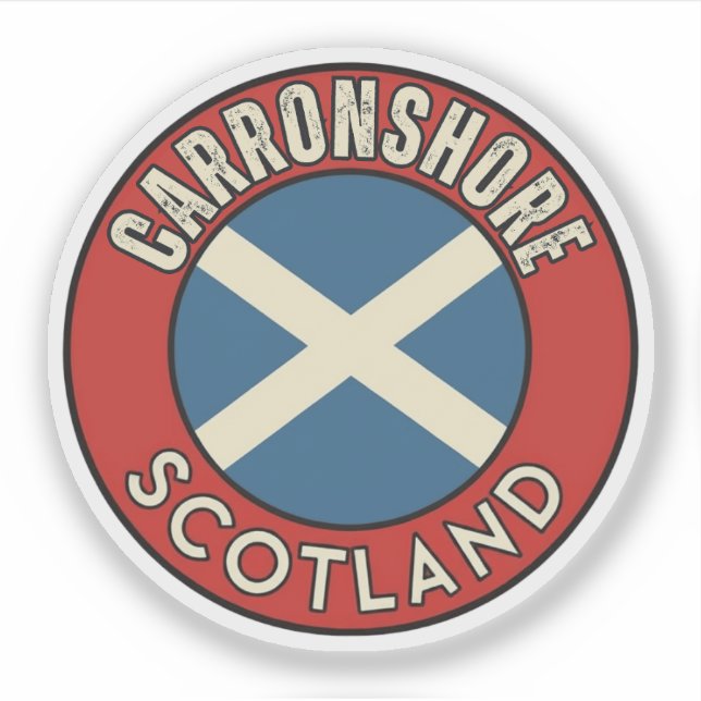 Sticker Carronshore, Ecosse (Devant)