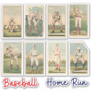 Sticker Carte de base-ball vintage