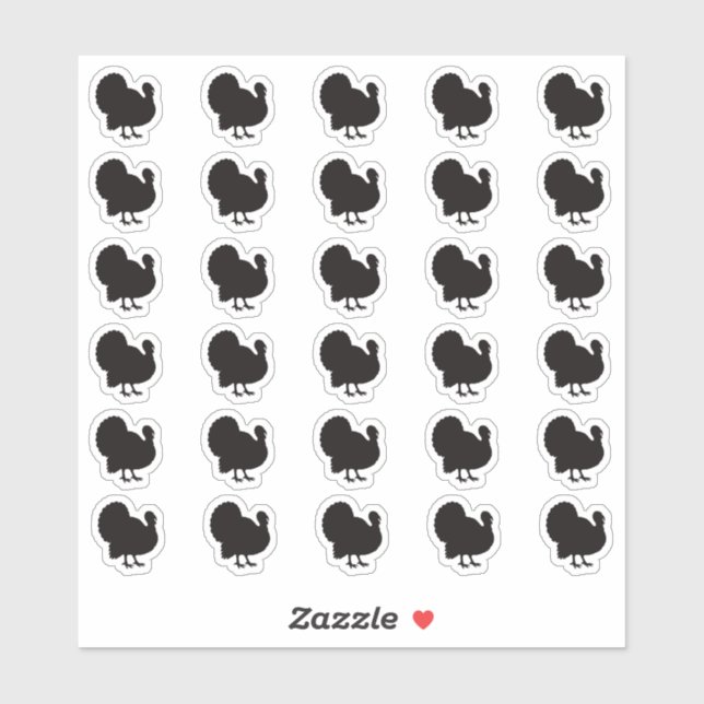 Sticker Carte de choix de menu de repas de nourriture de m (Feuille)