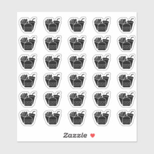 Sticker Carte de choix de menu de repas de nourriture de r