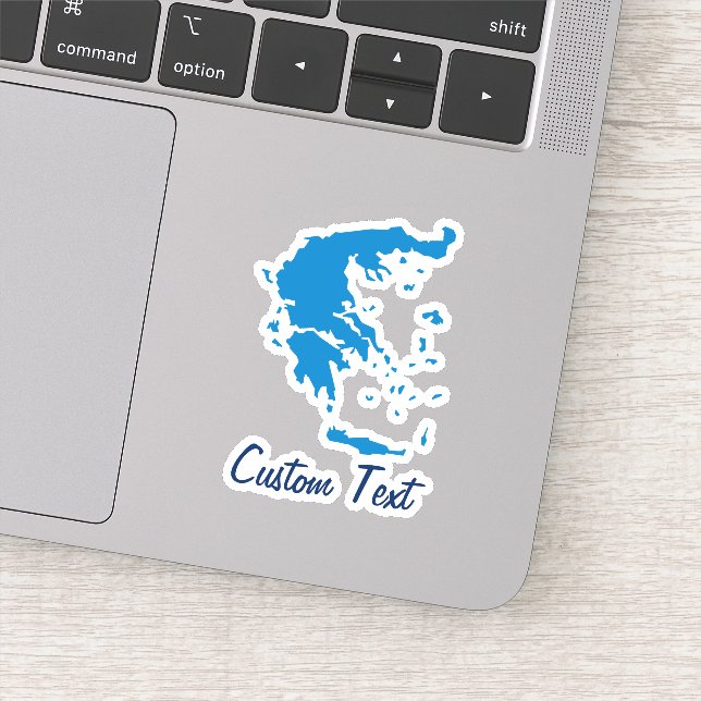 Sticker Carte de la Grèce (Détail)