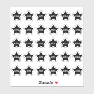 Sticker Carte de menu pour enfants pour mariage Choix de r