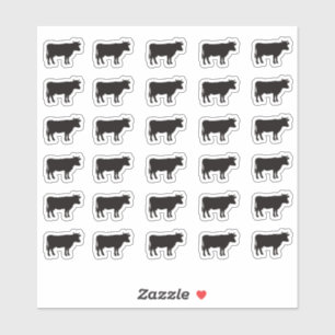 Sticker Carte de table de mariage de boeuf Nourriture Repa
