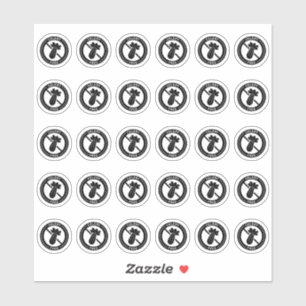 Sticker Carte de table de mariage sans céleri Mini Aliment