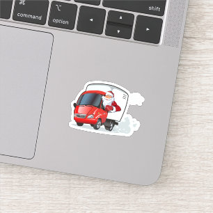 Sticker Carte de voeux de Noël