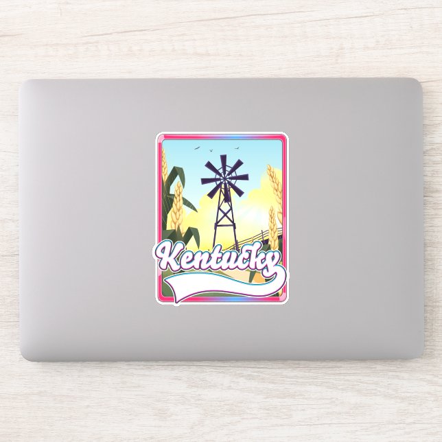 Sticker Carte de voyage de l'île Bathurst Canada (Ordinateur)