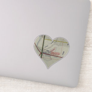 Sticker Carte des gîtes de sel de Bonneville