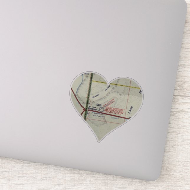 Sticker Carte des gîtes de sel de Bonneville (Détail)