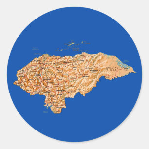 Sticker Carte Honduras