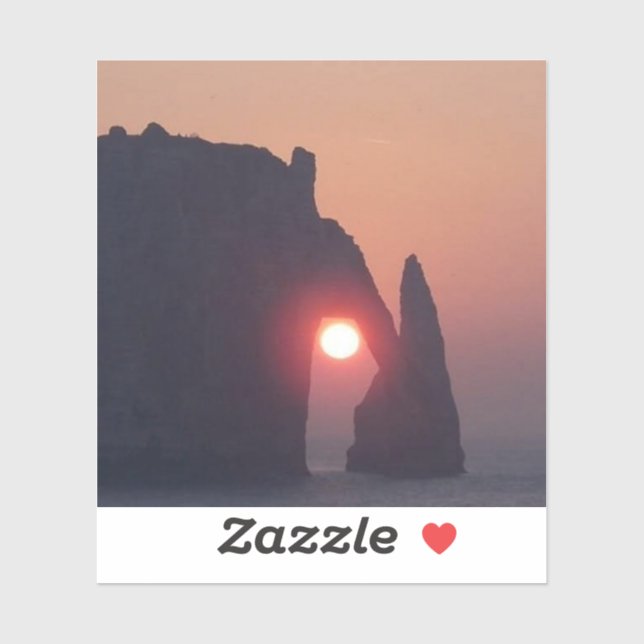 Sticker Carte simple (Feuille)