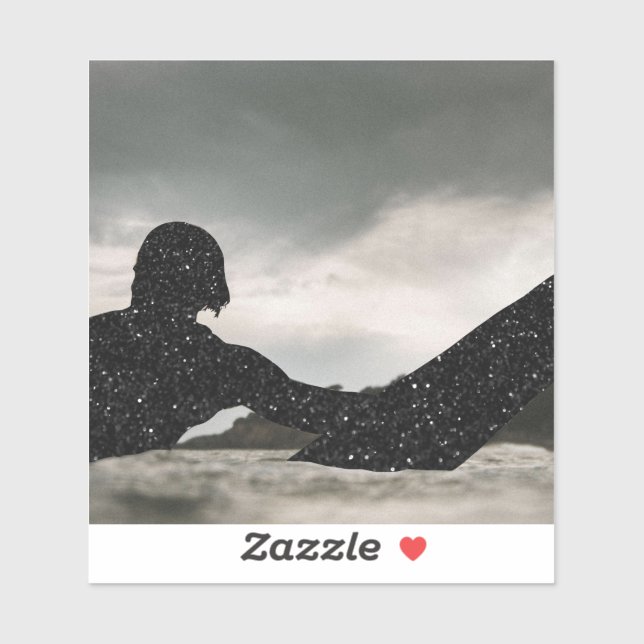 Sticker carte surf (Feuille)