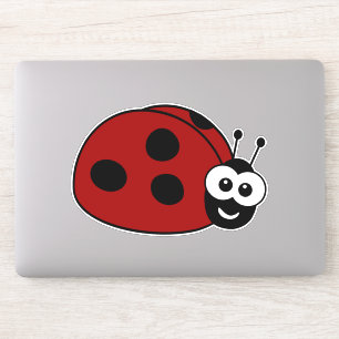Sticker Carton mignon Ladybug